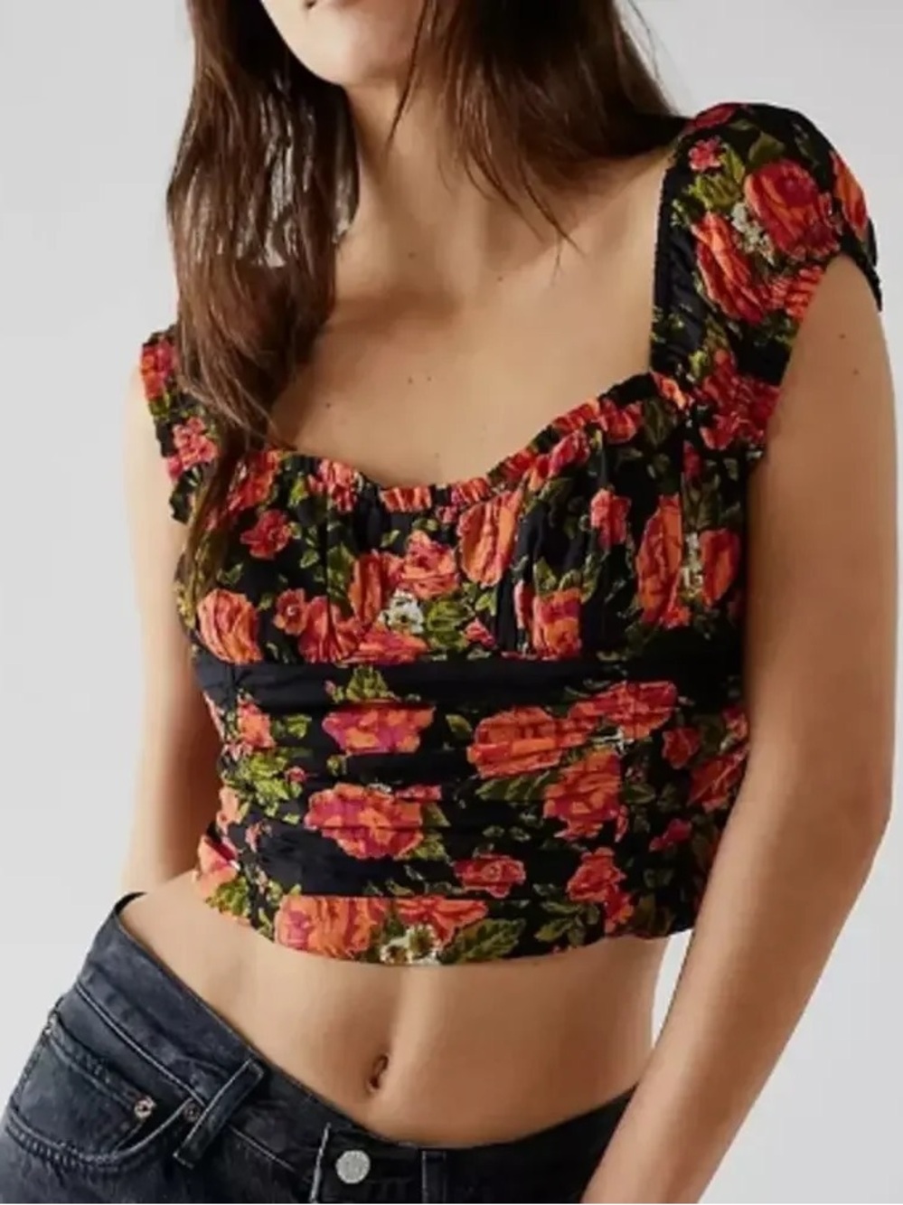 NWOT Free People Little Bloom Corset Size XL